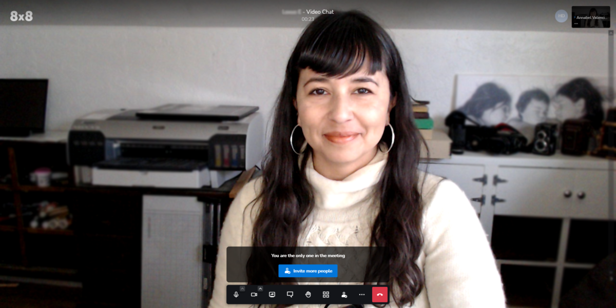 video chat consultation with Annabel Valencia Photography